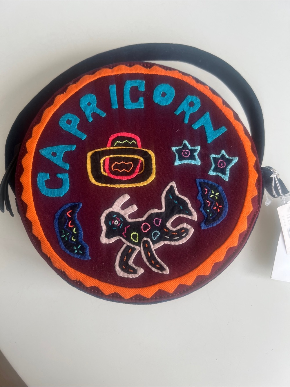 Anthropology Mola Sasa zodiac bag CAPRICORN